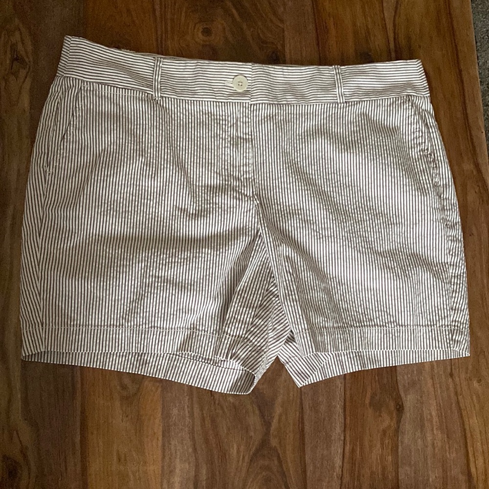 Striped loft shorts